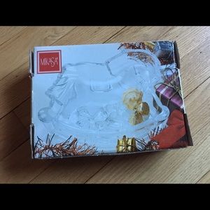 NIB! Beautiful Mikasa rocking horse candy dish